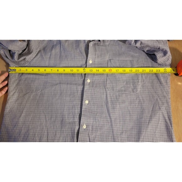 Peter Millar Casual Long Sleeve Size Large Men's Pattern Houndstooth - Picture 12 of 13